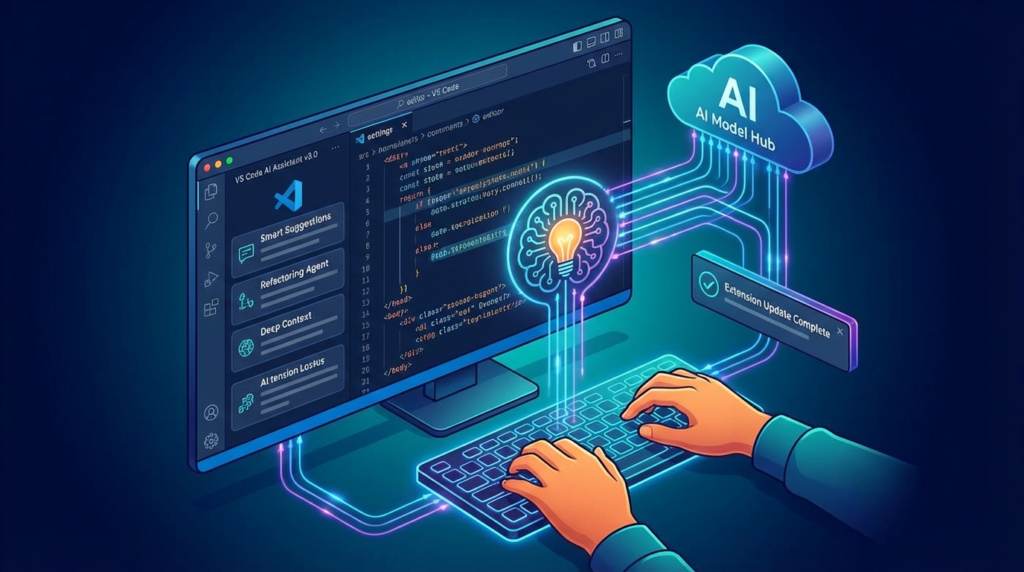 VS Code AI extension update