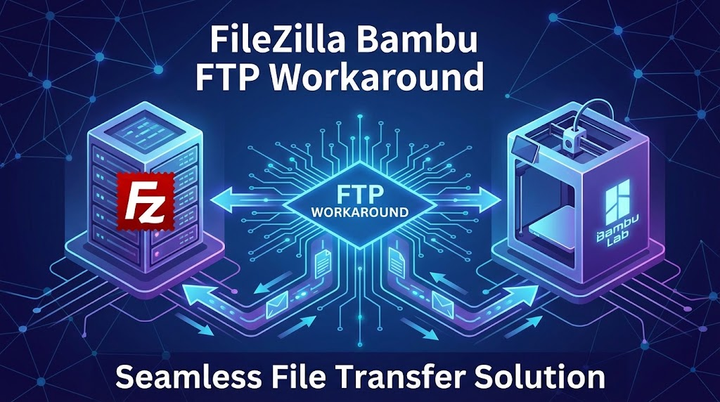 FileZilla Bambu FTP workaround