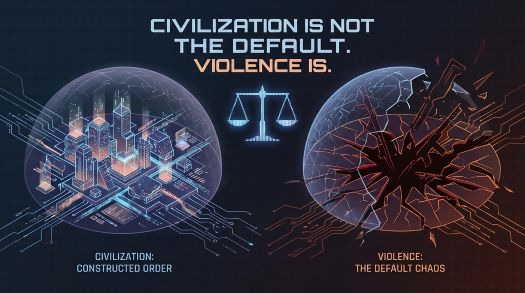 Civilization Is Not the Default. Violence Is