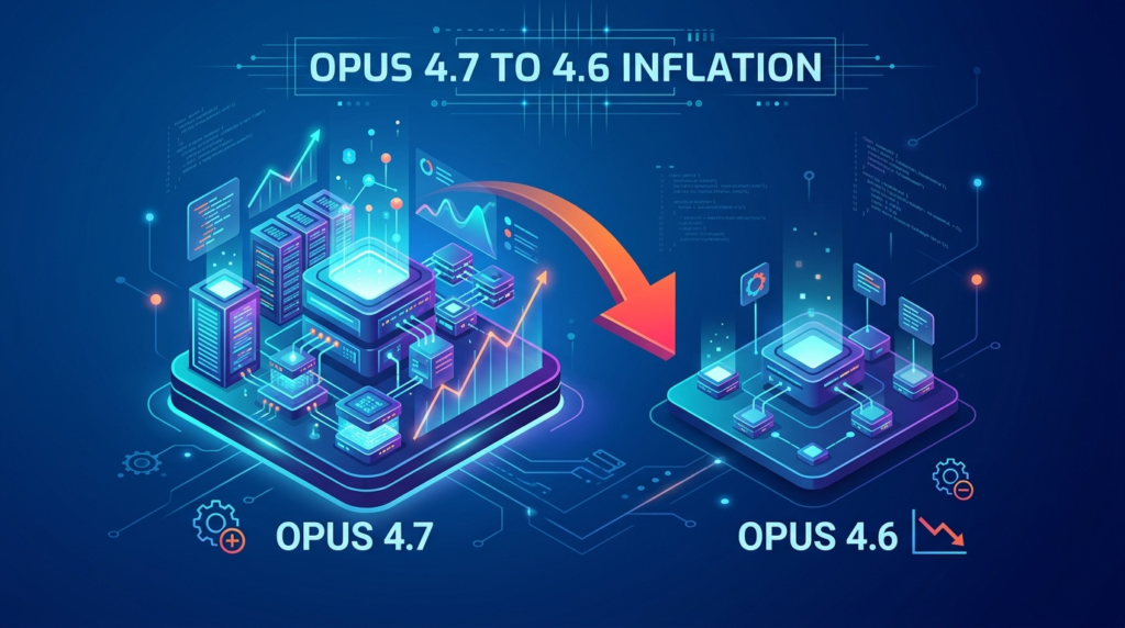 Opus 4.7 to 4.6 Inflation