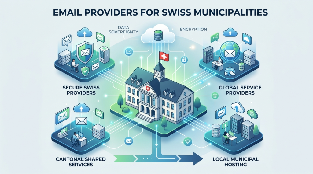 Swiss municipalities email providers