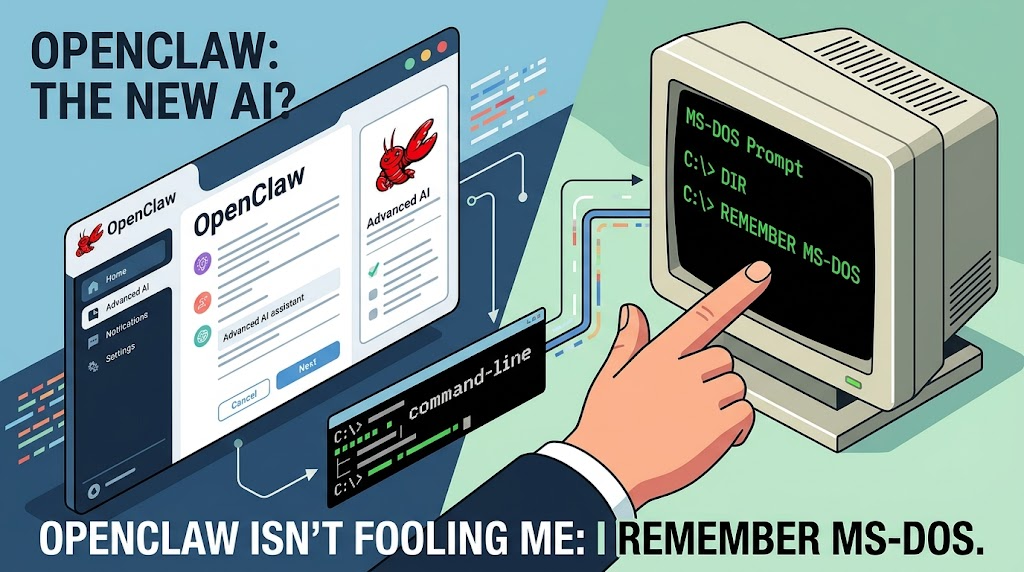 OpenClaw isn't fooling me. I remember MS-DOS