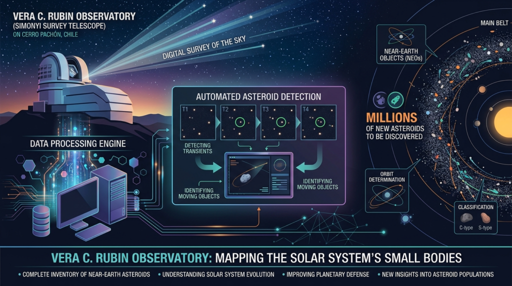 Vera C. Rubin Observatory Asteroids