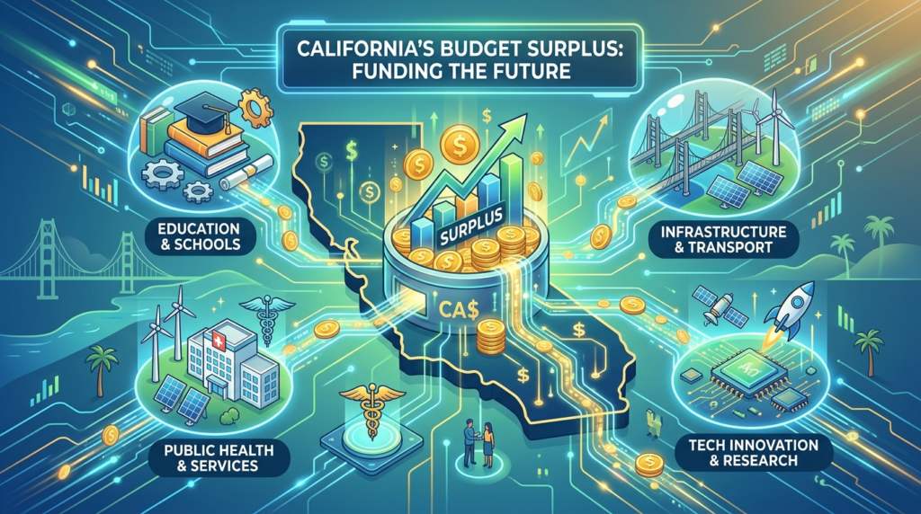 California budget surplus