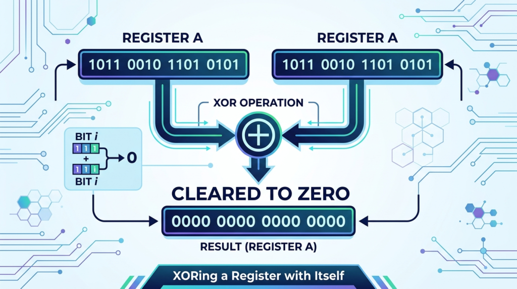 XOR'ing a register with itself