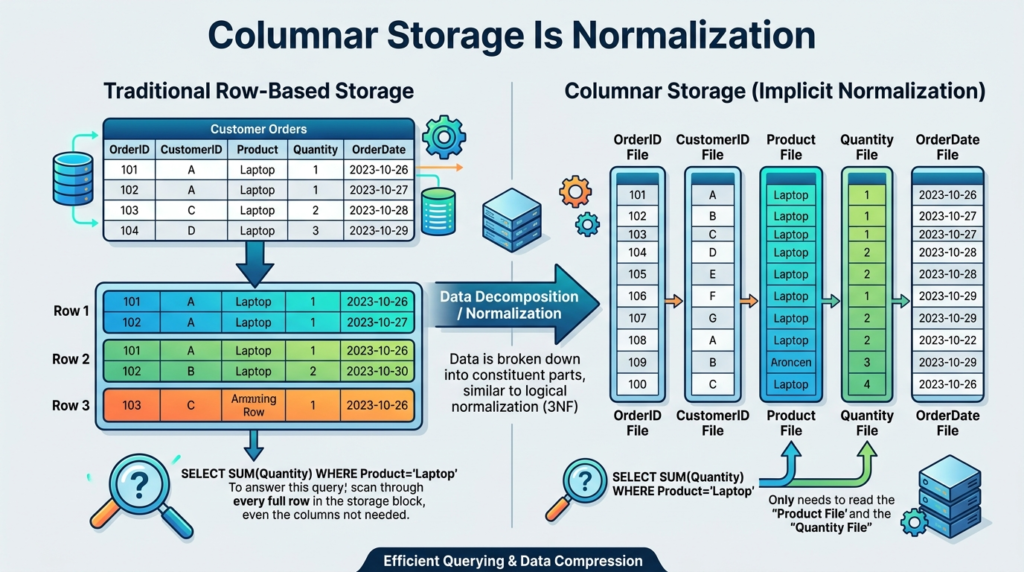 Columnar Storage Is Normalization