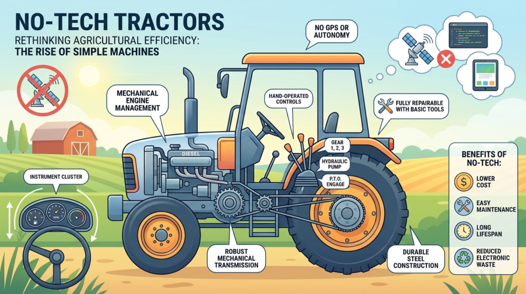 no-tech tractors