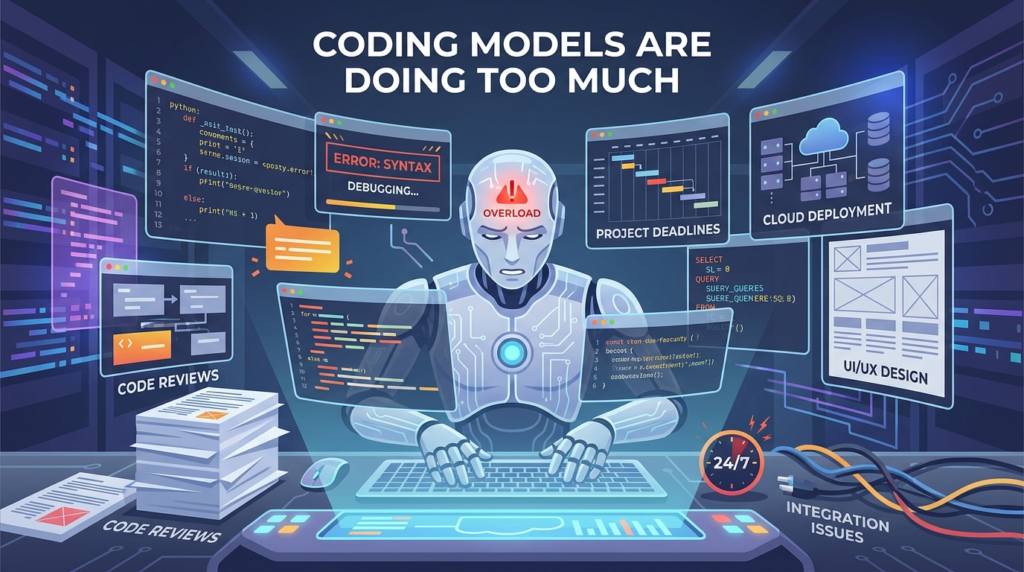 Coding Models Are Doing Too Much