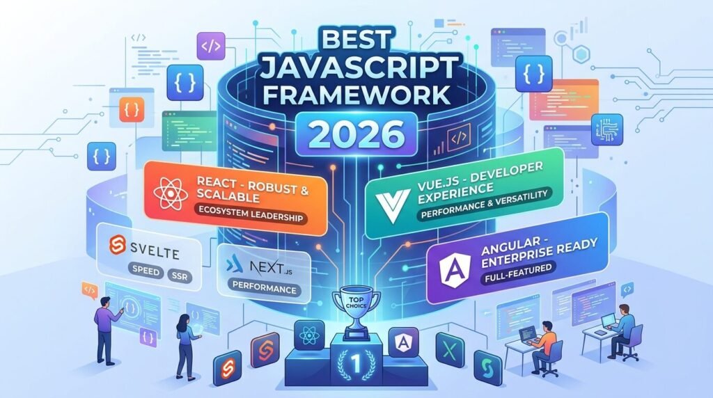 Best JavaScript Frameworks 2026: Ultimate Guide — illustration for best javascript framework 2026