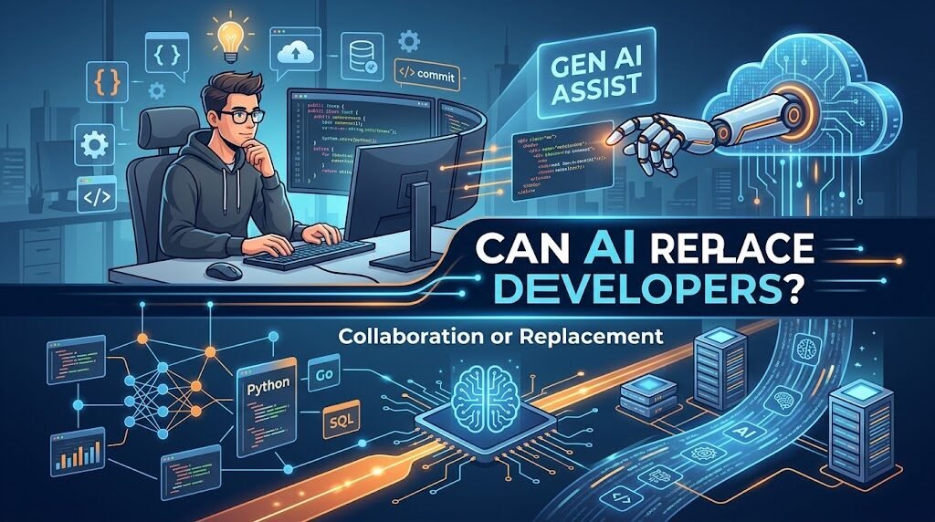 Can AI Replace Software Developers in 2026? The Ultimate Guide — illustration for can AI replace software developers
