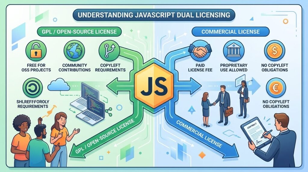 How I Earned $350K in 2026 From Open Source JavaScript — illustration for open-source javascript dual licensing