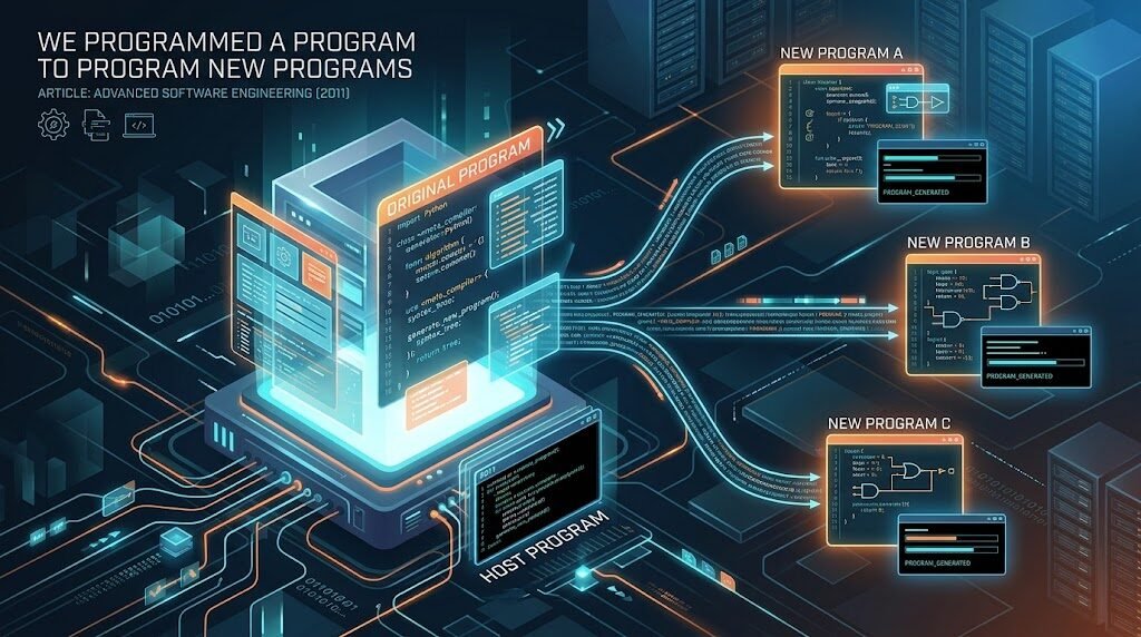 Programming Programs: A 2026 Deep Dive — illustration for We programmed a program to program new programs (2011)