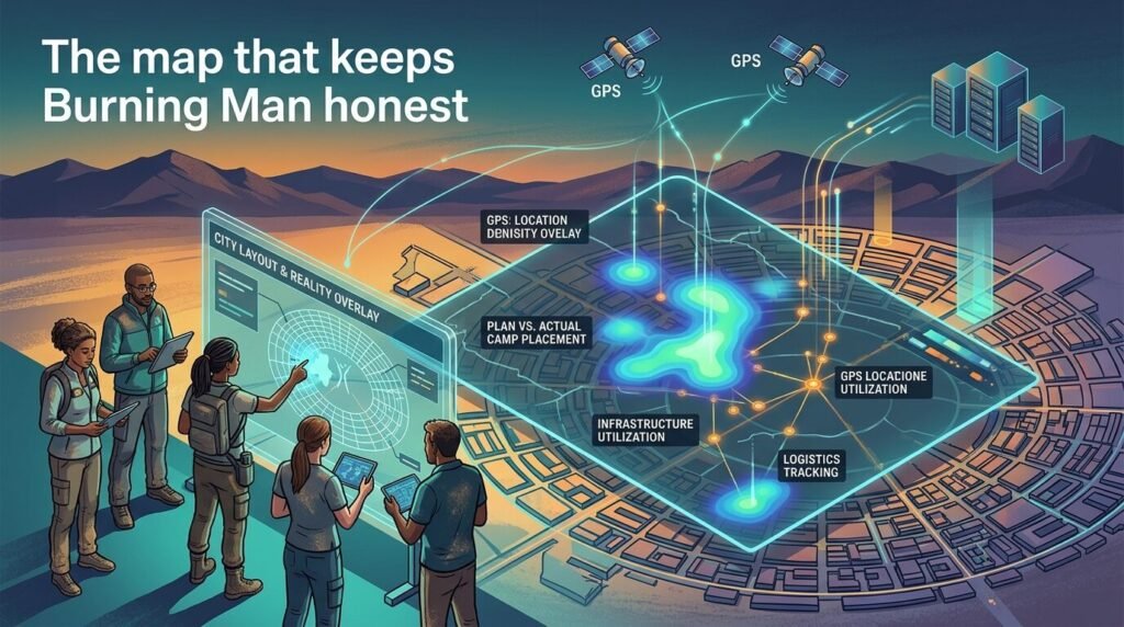 The Ultimate Guide to Burning Man's Honesty Map in 2026 — illustration for The map that keeps Burning Man honest