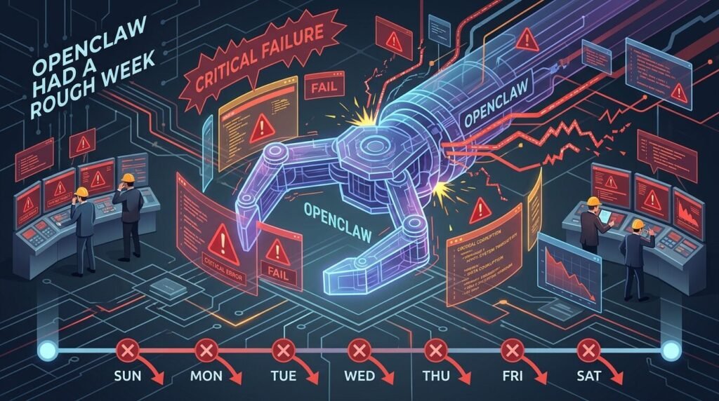 OpenClaw's Rough Week: What Went Wrong in 2026? — illustration for OpenClaw Had a Rough Week