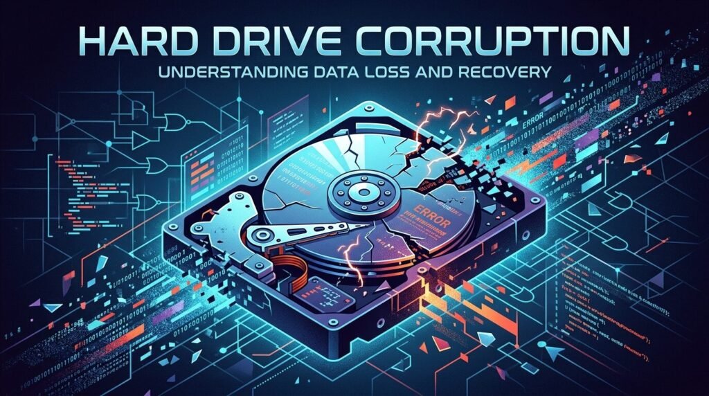 The Ultimate 2026 Guide to Hard Drive Corruption — illustration for hard drive corruption