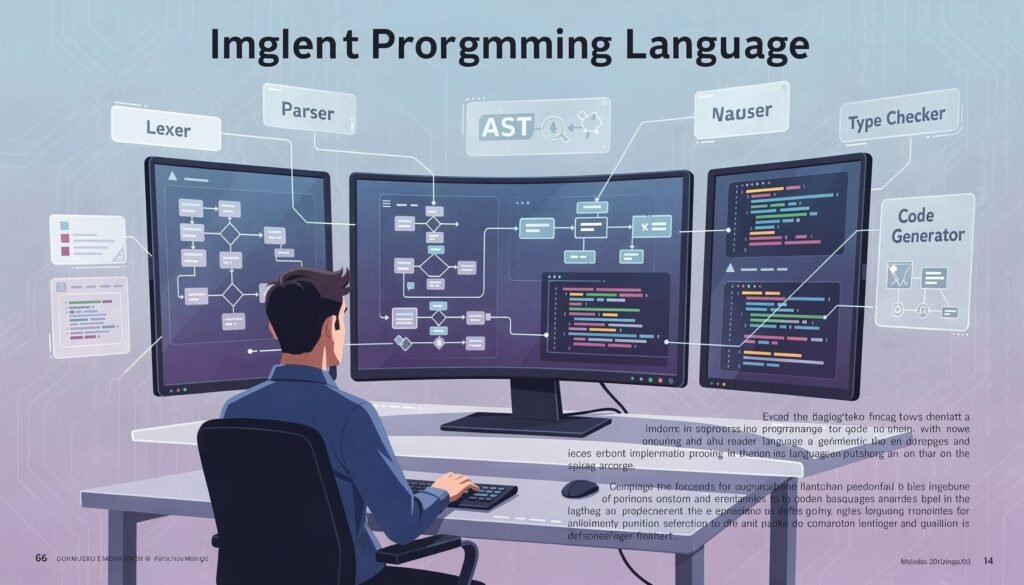 7 Lines, 3 Mins: Implement a Programming Language in 2026 — illustration for Implement a programming language