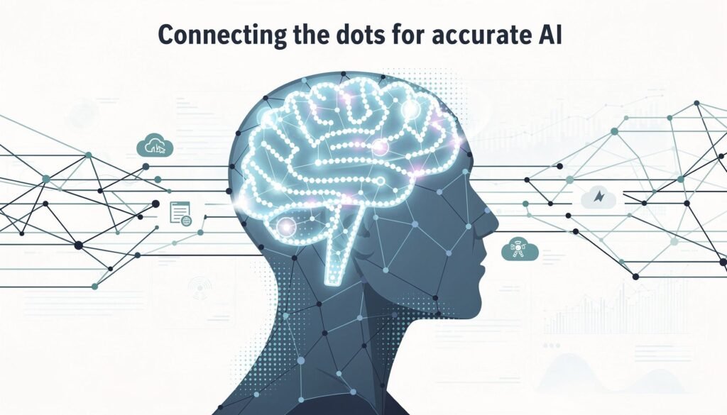 Connecting the Dots: AI Accuracy in 2026 — illustration for Connecting the dots for accurate AI